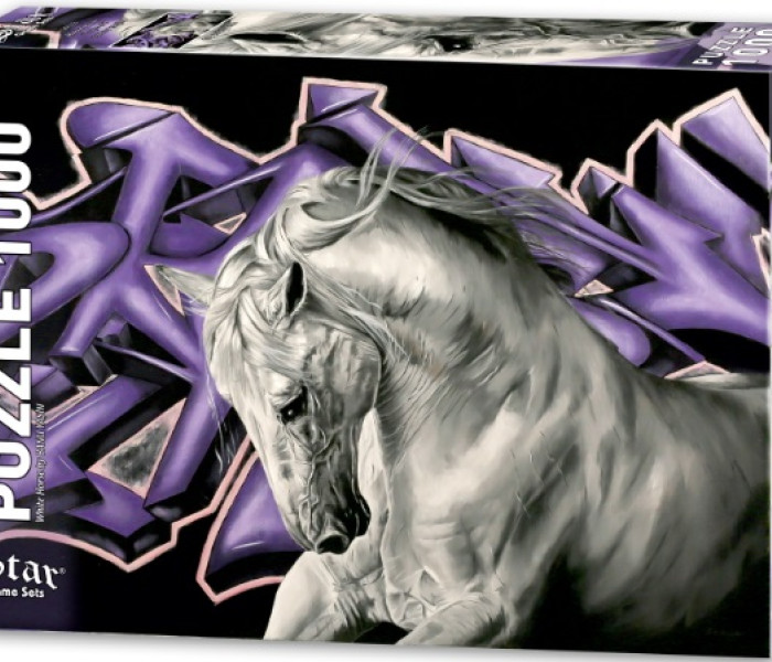 Puzzle - Star puzzle - Cavallo bianco